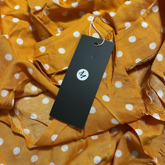 Boho Polka Dot Belted Halter Maxi Dress - Picture 5 of 10